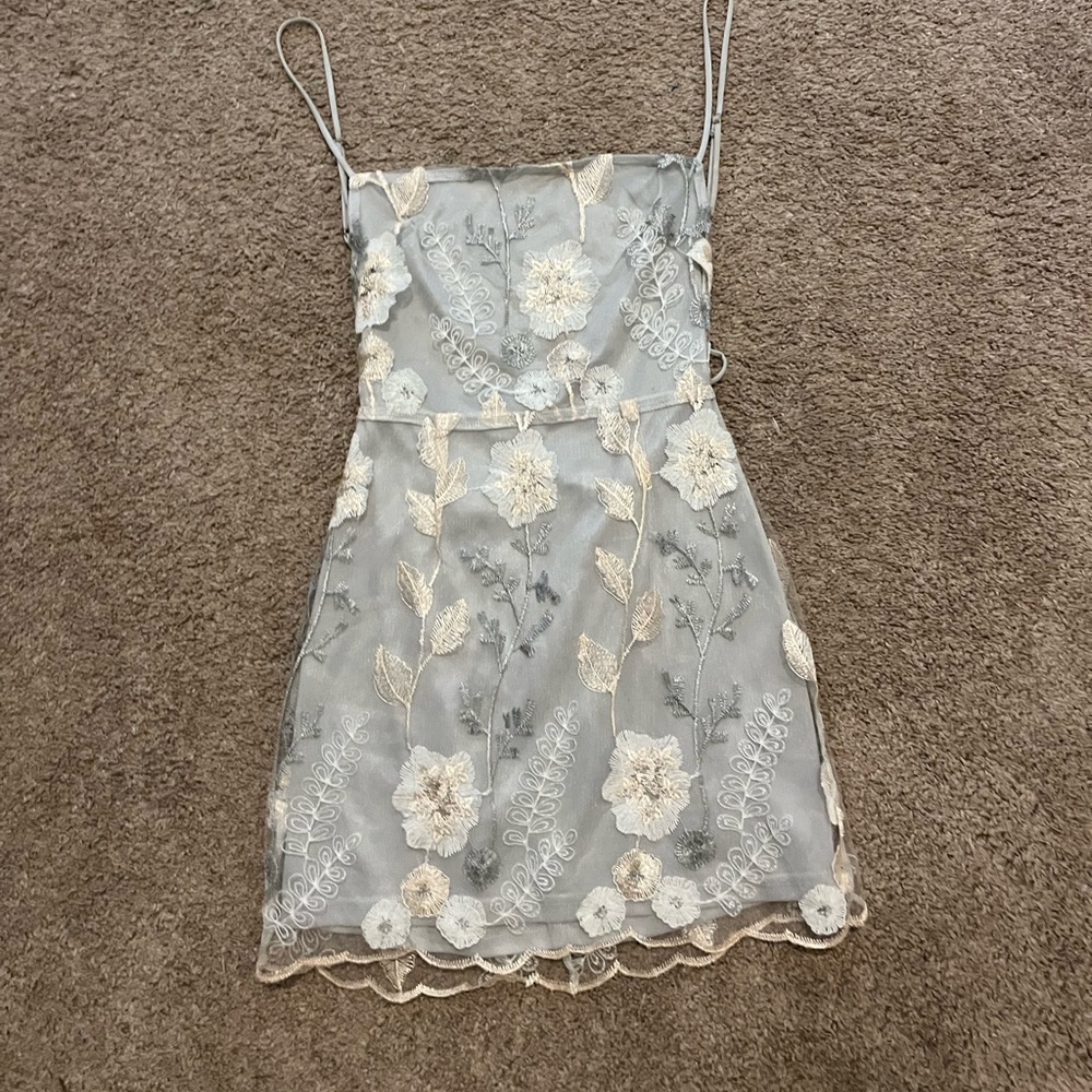 Lucy in the sky, gray, small dress
